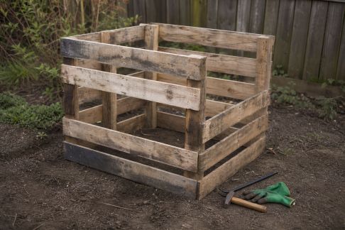Techniques pas à pas pour construire un composteur en palettes recyclées